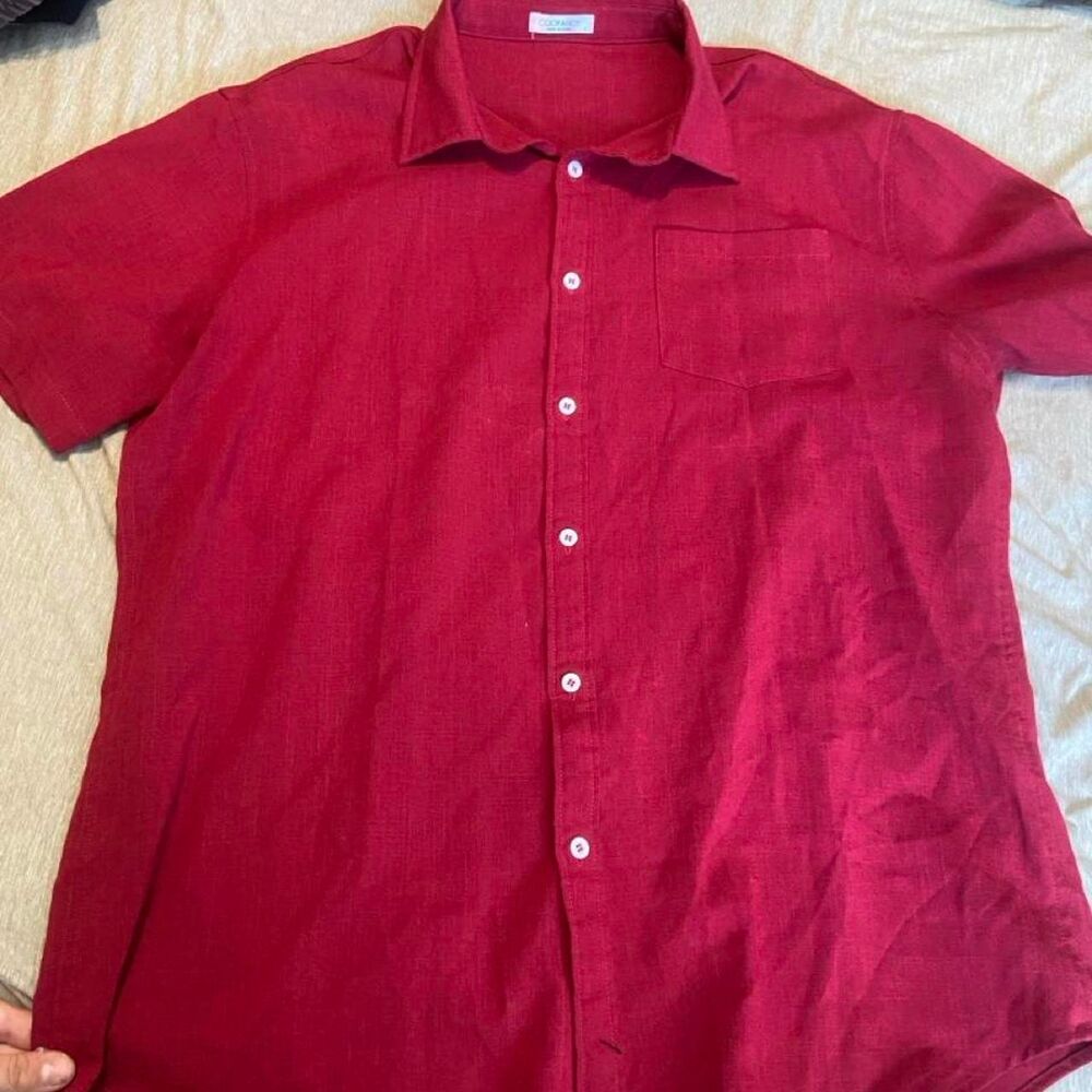 Unbranded Women's Red and Burgundy Shirt